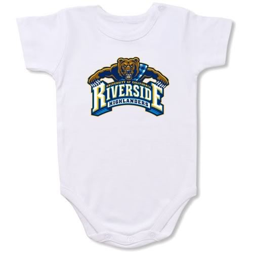 California Riverside Highlanders Baby Bodysuit Creeper #01